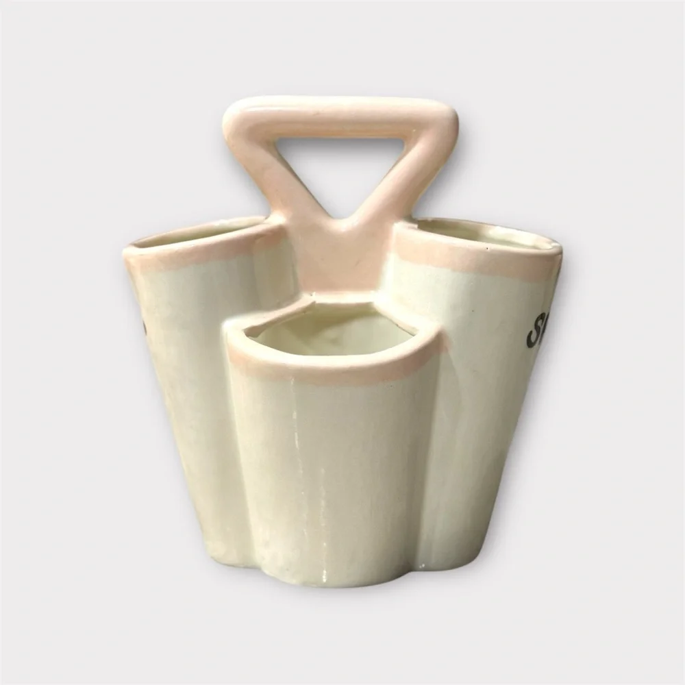 ceramic flatware or utensil caddy‎